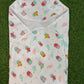 Muslin 2 layer Hooded Towel - Cactus