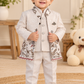 Premium Embroidered 3-Piece Coat Suit Set