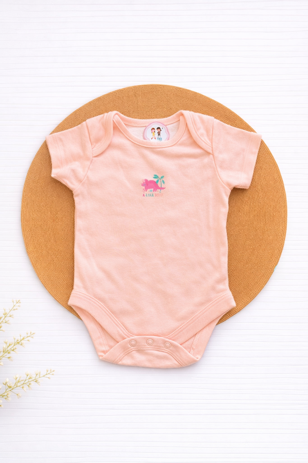 Onesie- Peach Dragon