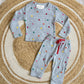 Full Sleeve Co-ords Set - Grey Dots