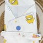 4-Layer Hooded Towel - Space Duck Print