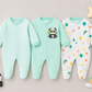 3 Piece Romper Set Soft Cotton - Green