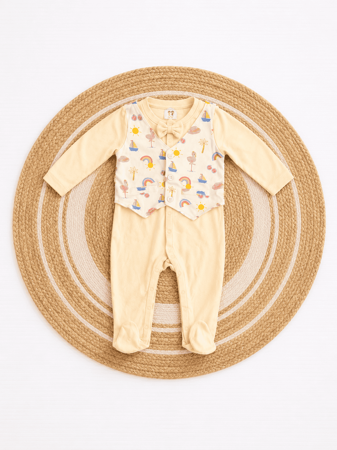 Fancy Baby Boy Romper