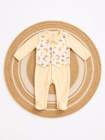 Fancy Baby Boy Romper
