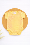 Onesie- Yellow Pink Dot