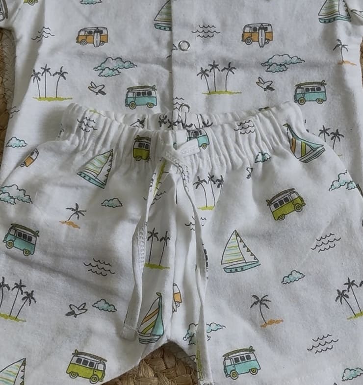 Premium Muslin Co-Ord Set for Boys
