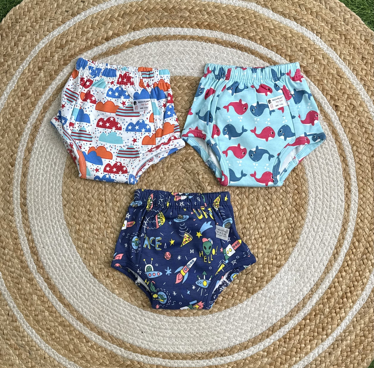 Padded Potty Training Pants- Size 1 (1-2 Years)