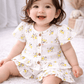 Co-ord Set for Girls - Yellow Flower
