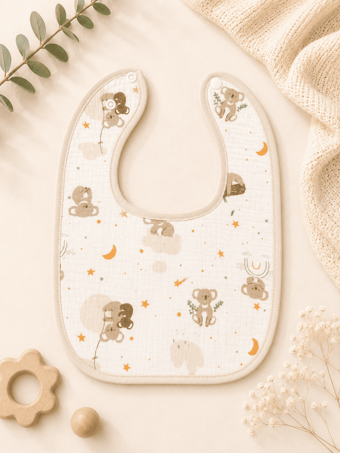 Muslin Bib - Dreamy Koala