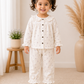 Girls Ruffle Neck Muslin Set