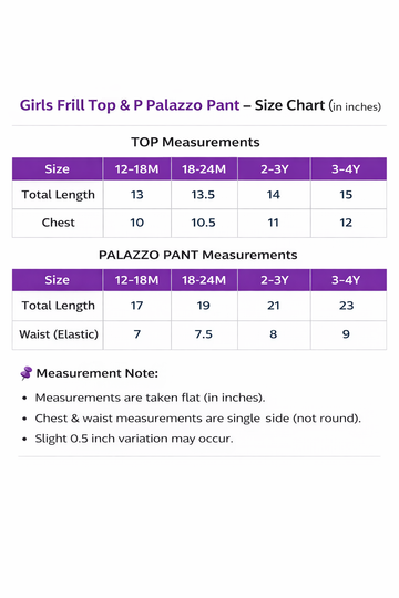 Frill Sleeve Palazzo Co-ord Sets