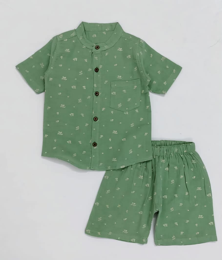 Premium Muslin Co-Ord Set for Boys
