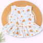 Muslin Frock Frill - Orange Heart fruit