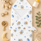 4-Layer Hooded Towel - Astronaut Teddy Bear
