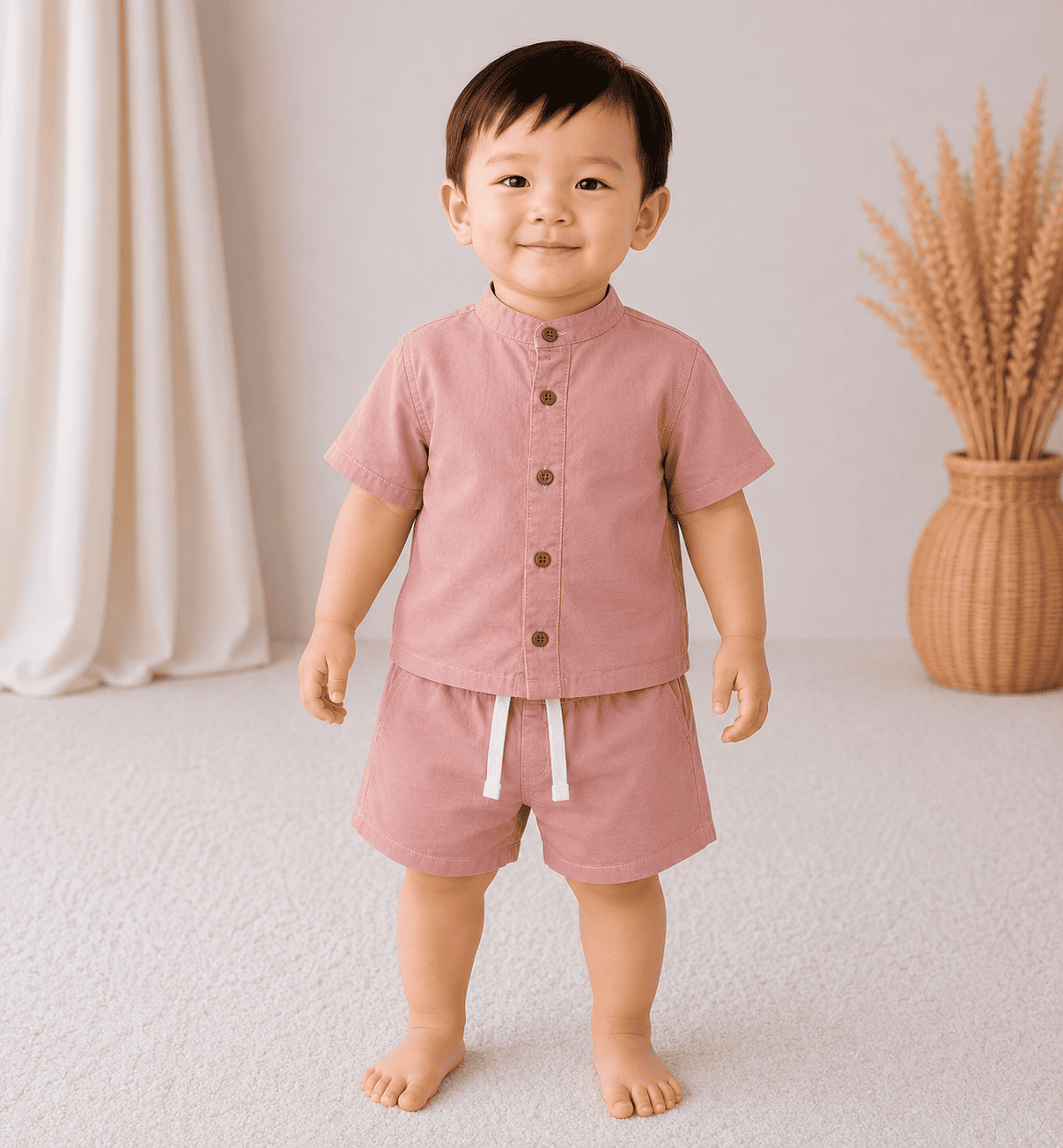 Premium Muslin Co-Ord Set for Boys
