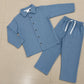 Premium Muslin Fullslevee Shirt with Pant Set