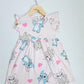 Frill Sleeve Frock - Pink Stitch & Angel