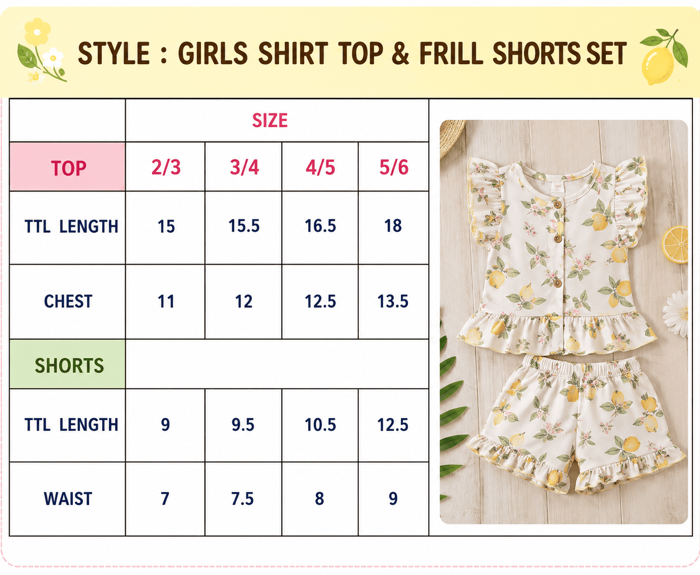 Co-ord Set for Girls