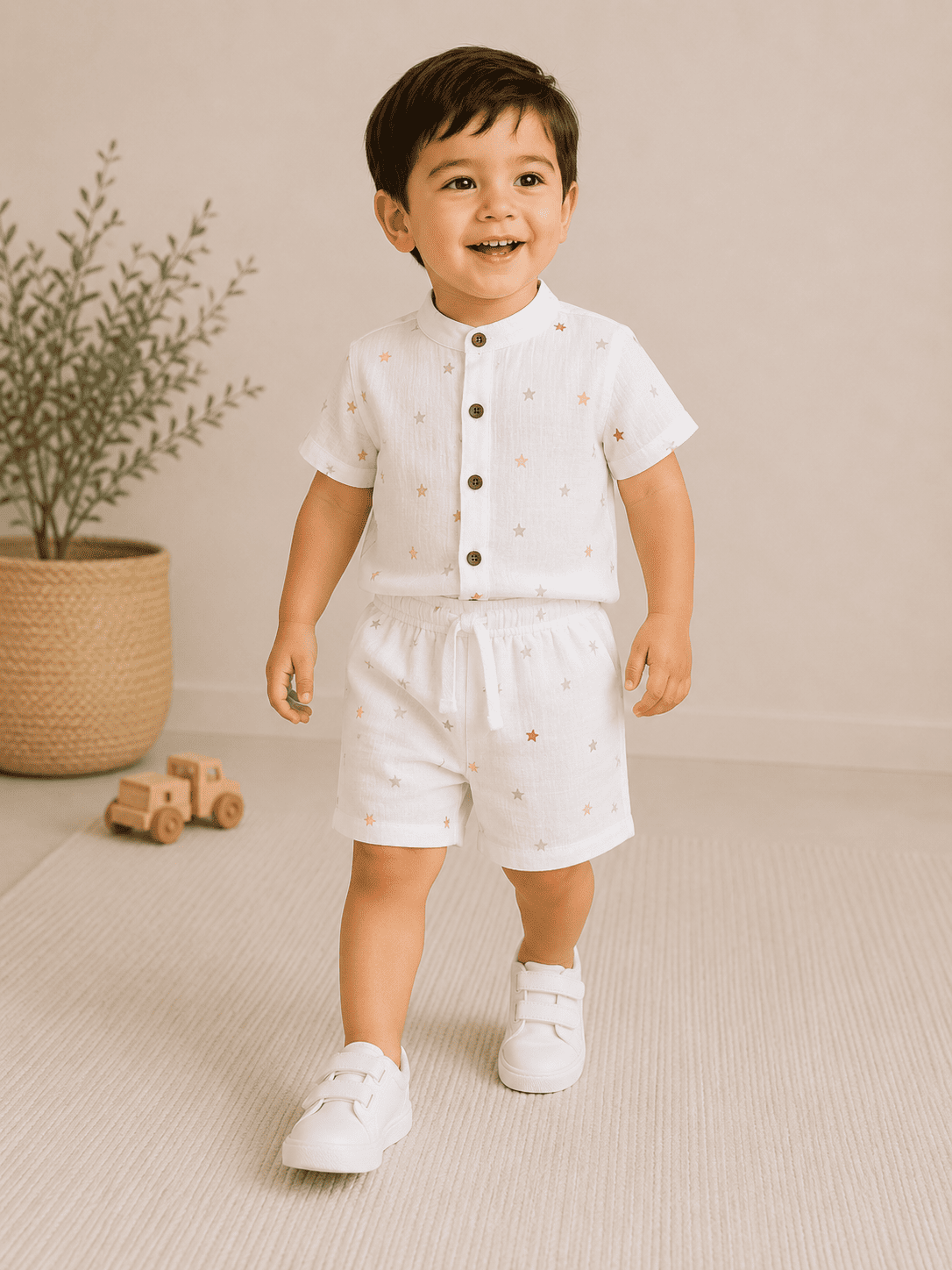 Premium Muslin Co-Ord Set for Boys