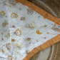 Muslin Receiving Blanket - Dreamy Bear Orange