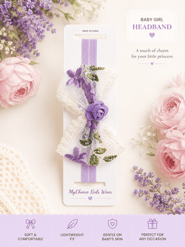 Baby Headband -  Lavender
