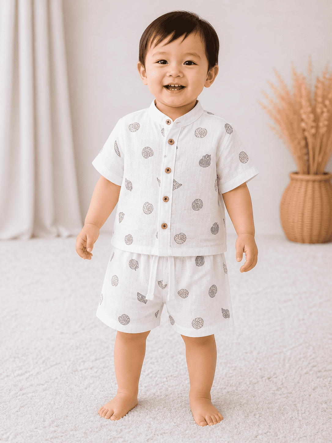 Premium Muslin Co-Ord Set for Boys