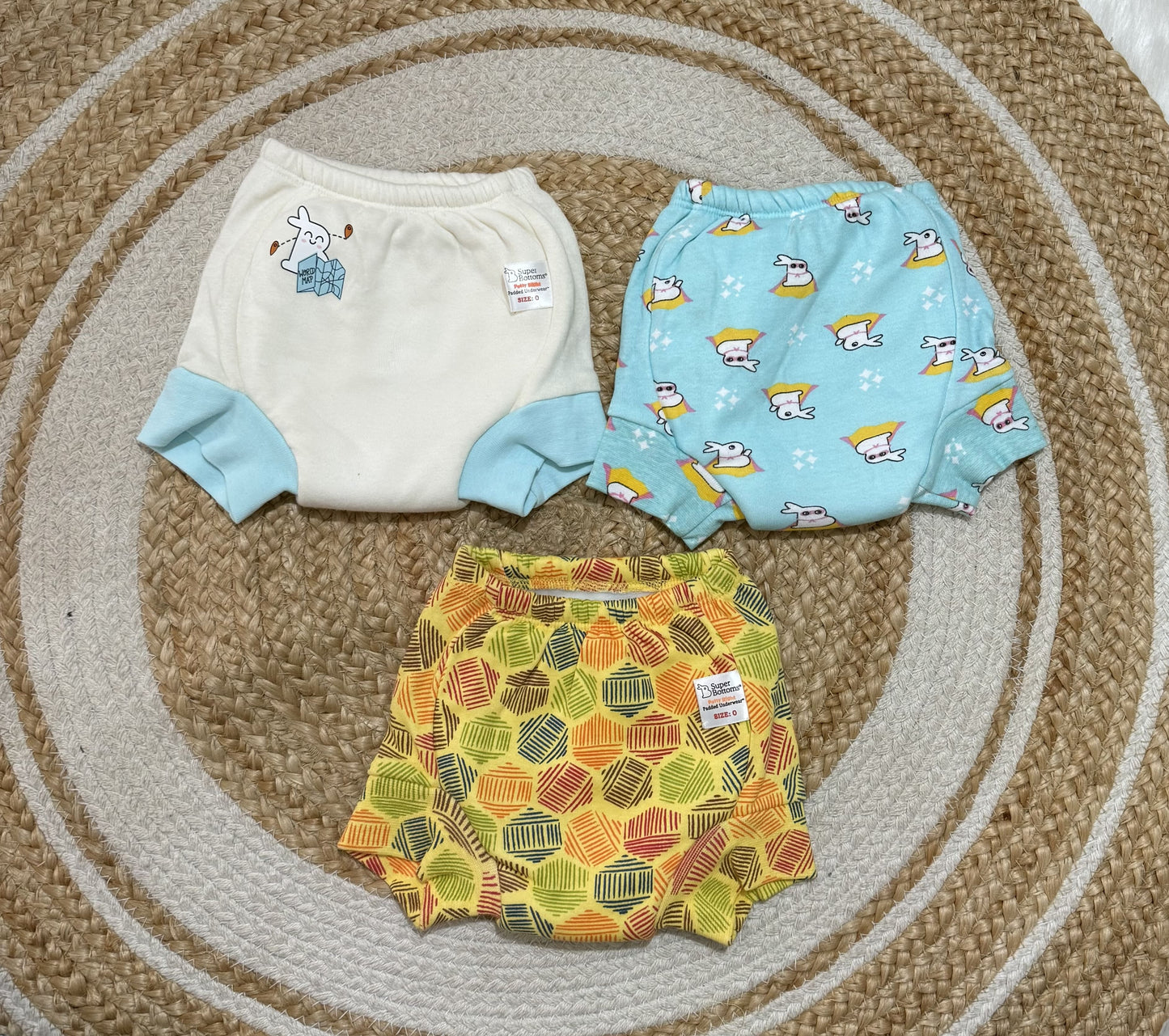 Padded Potty Training Pants- Size 0 (6-12 Months)