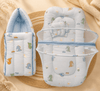 Premium Muslin Carry Bed + Net Bed Combo