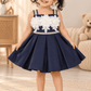 Premium Scuba Frock with Flair - Black