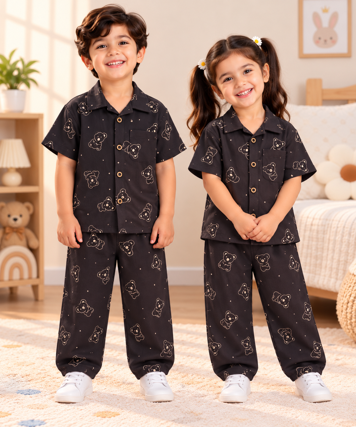Premium 2-Layer Muslin Shirt & Pant Set - Buy 3 for 1299₹