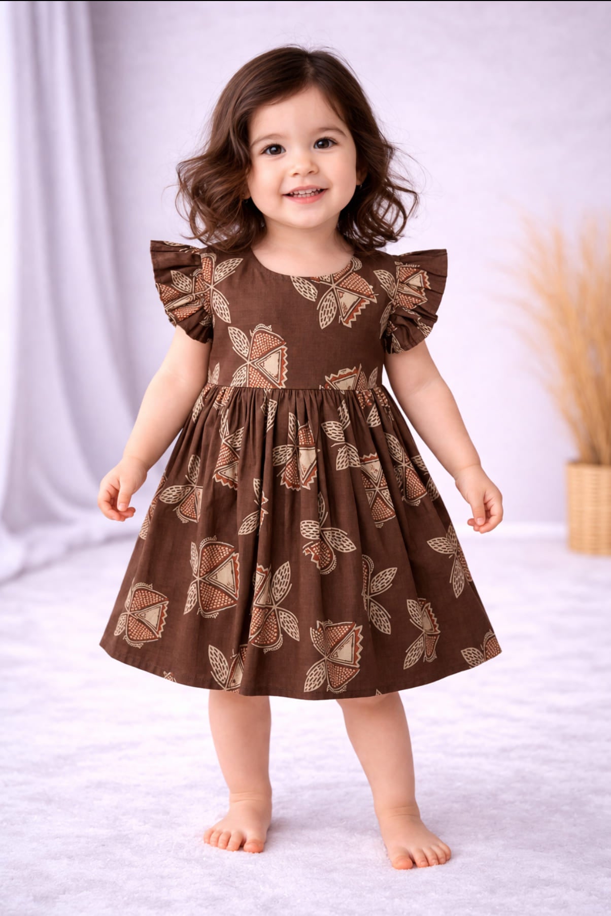 Jaipur Cotton Printed Frock for Girls