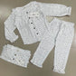 Girls Ruffle Neck Muslin Set