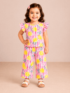 Frill Sleeve Palazzo Co-ord Sets