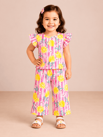 Frill Sleeve Palazzo Co-ord Sets