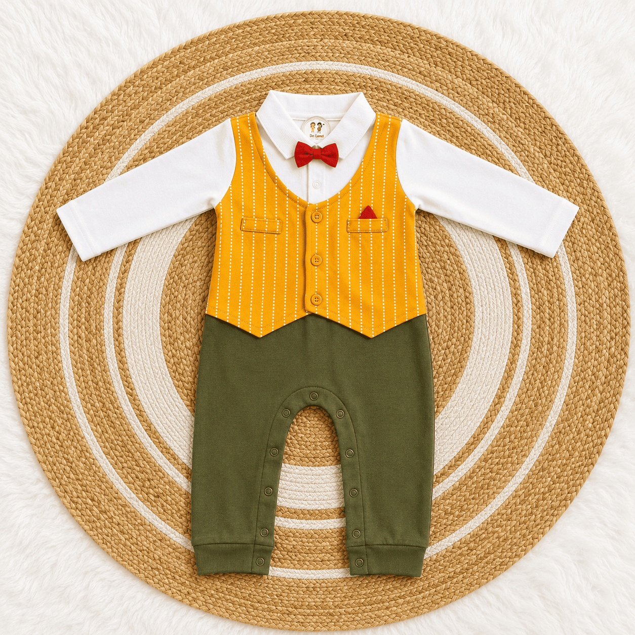Fancy Baby Boy Romper