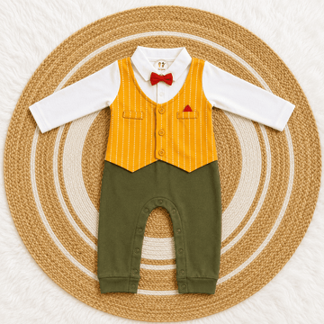 Fancy Baby Boy Romper