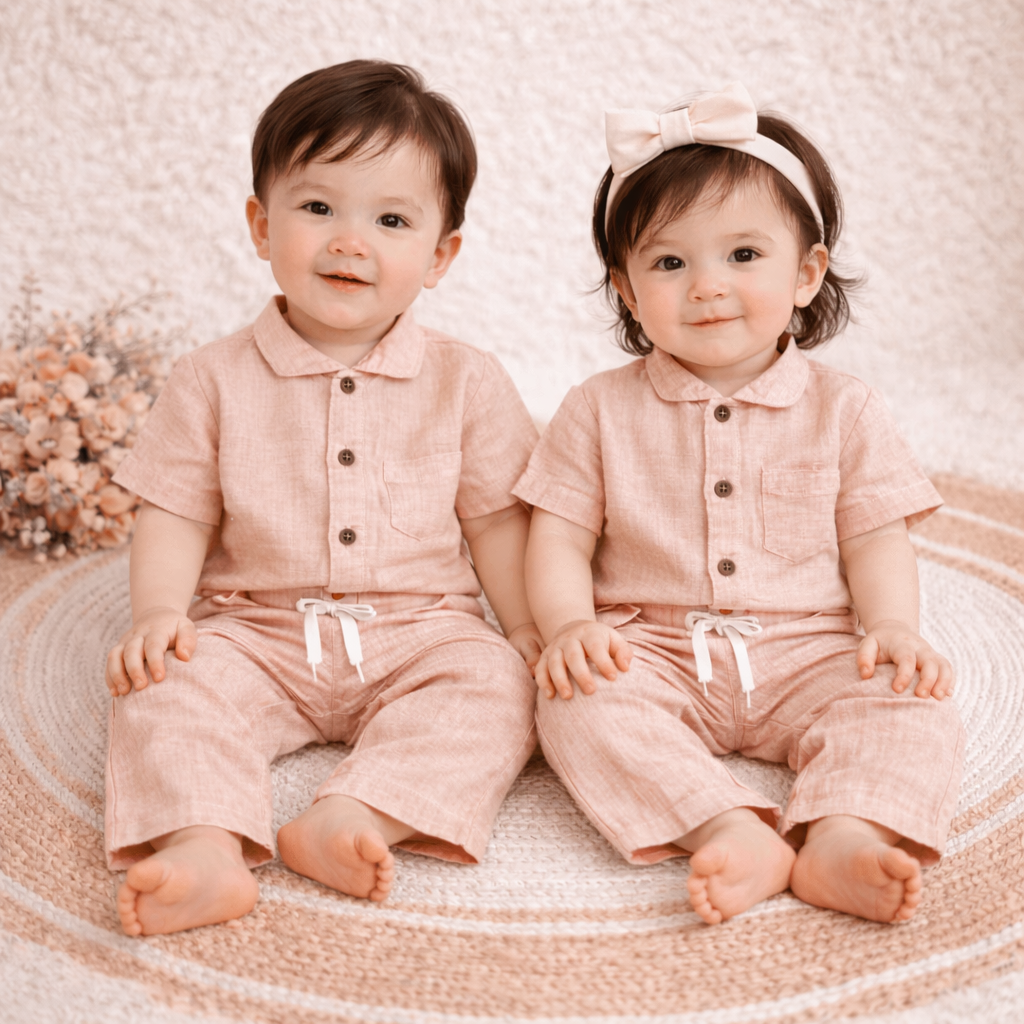 Premium Muslin Co-ord Set for Boys with Pant