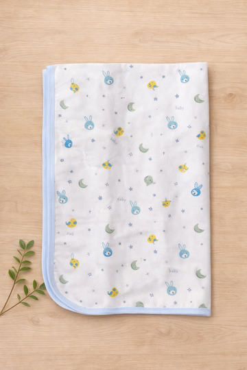 Baby Dry Sheet Imported- Bunny and Elephant