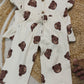 Peplum Top with Pant Set - Panda