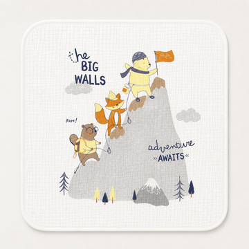 Muslin Receiving Blanket - White Mountain Theme