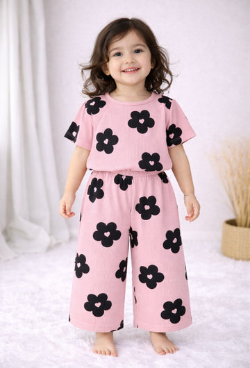 Girls Ribbed Co-ords Set