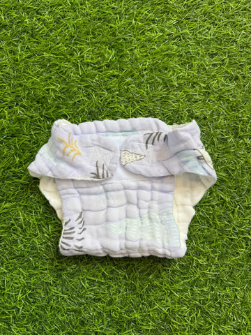 Crinkled Muslin Nappy