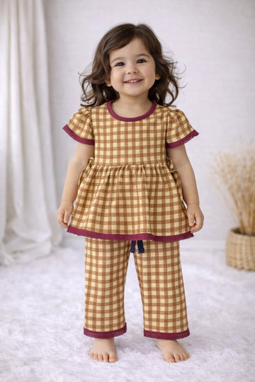 Premium Frill Frock Set with Pant