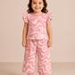 Frill Sleeve Palazzo Co-ord Sets