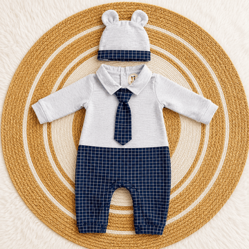 Fancy Baby Boy Romper