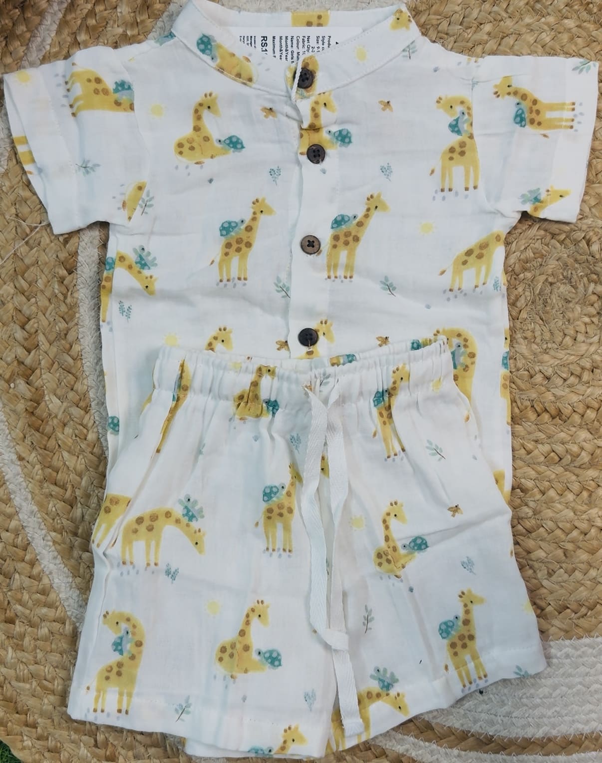 Premium Muslin Co-Ord Set for Boys