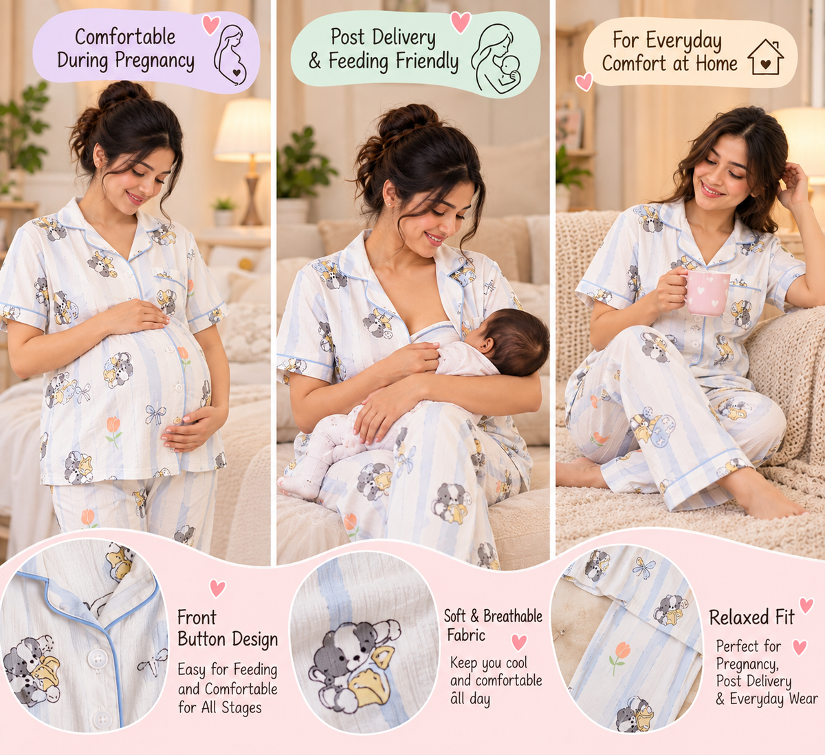 Women’s Korean Pyjama Set