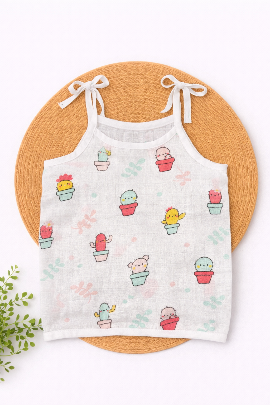 Muslin Jabla Knot - Cactus