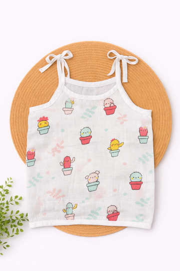 Muslin Jabla Knot - Cactus