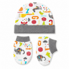 Cap, Mitten & Bootie Set - Jungle